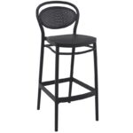 MARCEL 75εκ. ΣΚΑΜΠΟ BLACK ΠΟΛ/ΝΙΟΥ 45Χ52Χ106εκ.