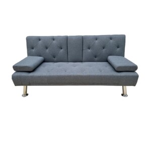 REST GREY ΥΦΑΣΜΑ ΚΑΝΑΠΕΣ-ΚΡΕΒΑΤΙ 168X88X79εκ. - Image 2