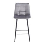 NORA GREY VELVET ΥΦΑΣΜΑ 65εκ. ΣΚΑΜΠΟ ΜΕΤΑΛΛΙΚΟ 45X41X65-99εκ. - Image 2