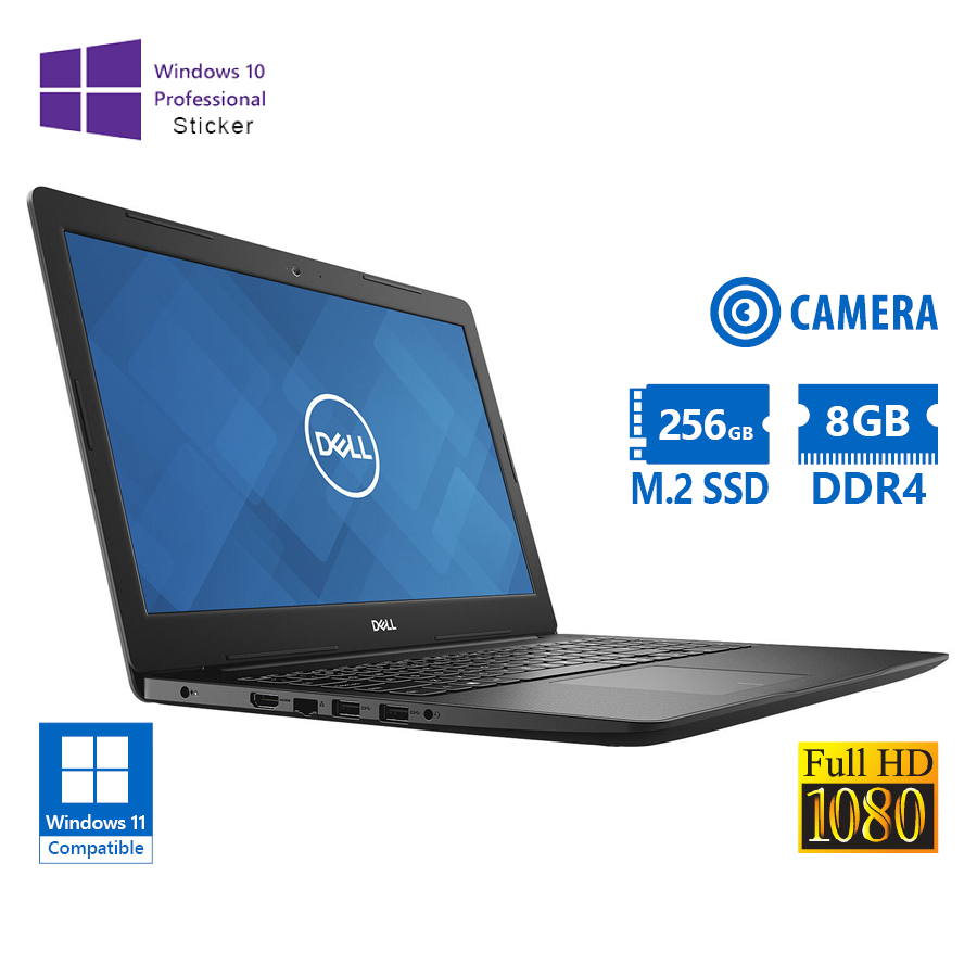 Dell (A-) Vostro 3590 i5-10210U/15.6”FHD/8GB DDR4/256GB M.2 SSD/No ODD/Camera/10P Grade A- Refurbish Dell (A-) Vostro 3590 i5-10210U/15.6”FHD/8GB DDR4/256GB M.2 SSD/No ODD/Camera/10P Grade A- Refurbish