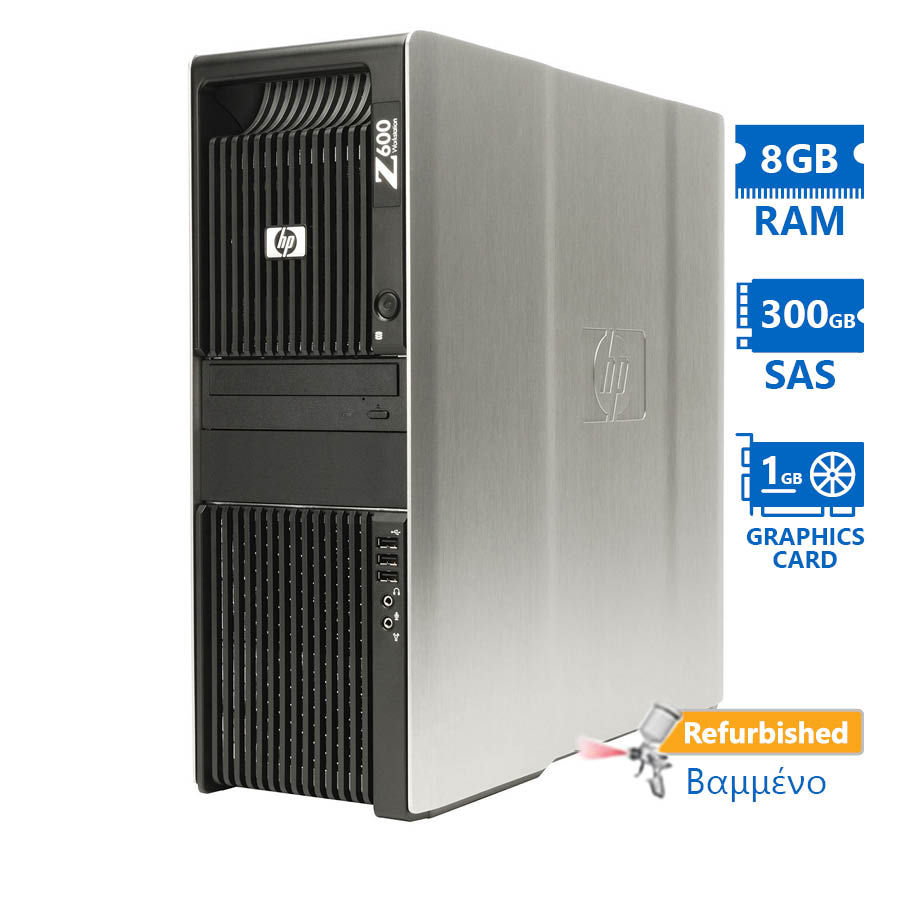 HP Z600 Tower Xeon X5550(4-Cores)/8GB DDR3/300GB SAS/ATI 1GB/DVD/7P Grade A+ Workstation Refurbished HP Z600 Tower Xeon X5550(4-Cores)/8GB DDR3/300GB SAS/ATI 1GB/DVD/7P Grade A+ Workstation Refurbished