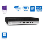 HP EliteDesk 800G4 DM i5-8500T/8GB DDR4/256GB SSD/No ODD/10P Grade A Refurbished PC