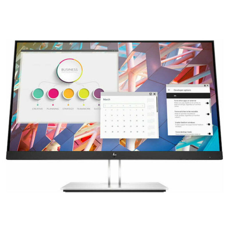 Used Monitor E24i G4 IPS LED/HP/24``FHD/1920x1200/Wide/Silver/Black/New-Open Box/D-SUB & DP & HDMI &