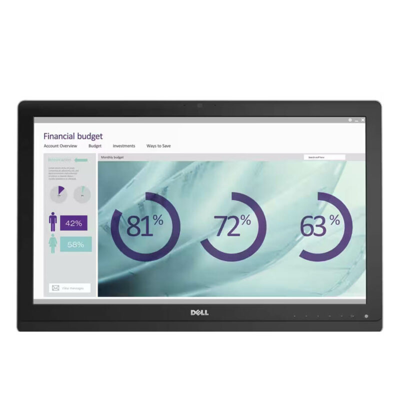 Used Monitor UZ2315Hx LED/Dell/23``FHD/w/Camera/1920x1080/Wide/Silver/Black/w/Speakers/No Stand/D-SU