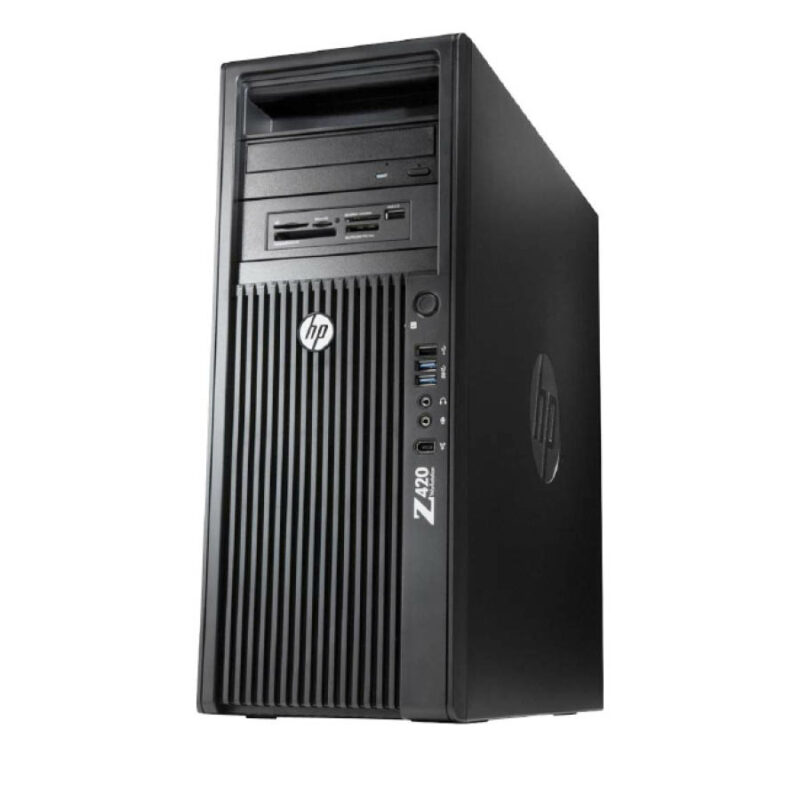 HP Z420 Tower Xeon E5-1603(4-Cores)/8GB DDR3/500GB/Nvidia 5GB/DVD/7P Grade A+ Workstation Refurbishe