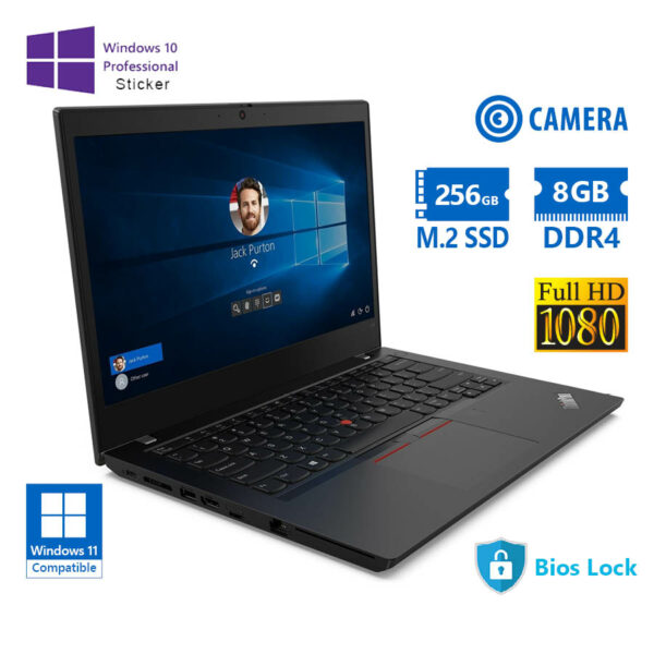 Lenovo ThinkPad L14 Gen 2 i5-1135G7/14``FHD/8GB DDR4/256GB M.2 SSD/No ODD/Camera/Bios Lock/10P Grade