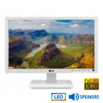 Used (A-) Monitor 24MB37PM LED/LG/24\"FHD/1920x1080/Wide/White/w/Speakers/Grade A-/D-SUB & DVI-D