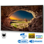 Used Signage Display V554 LED/NEC/55``FHD/1920x1080/Black/w/Speakers/D-SUB & DVI-D & 2x DP & 2x HDMI