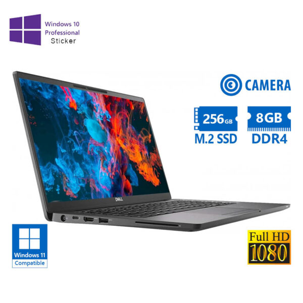 Dell Latitude 7400 i5-8365U/14``FHD/8GB DDR4/256GB M.2 SSD/No ODD/Camera/10P Grade A Refurbished Lap