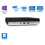 HP EliteDesk 800G4 DM i5-8500/8GB DDR4/256GB M.2 SSD/No ODD/10P Grade A Refurbished PC