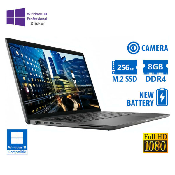 Dell (A-) Latitude 7410 i5-10310U/14``FHD/8GB DDR4/256GB M.2 SSD/No ODD/Camera/New Battery/10P Grade