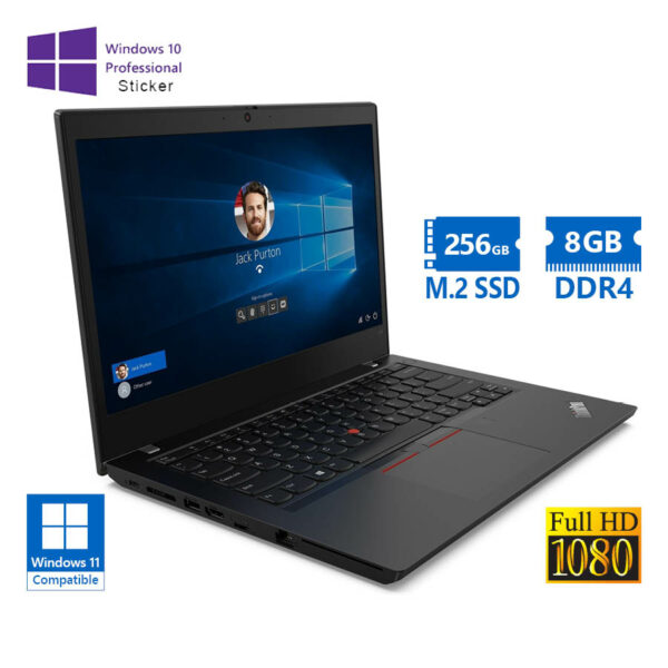 Lenovo ThinkPad L14 Gen 2 i5-1135G7/14``FHD/8GB DDR4/256GB M.2 SSD/No ODD/10P Grade A Refurbished La