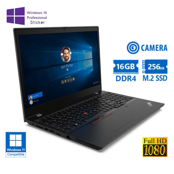 Lenovo (A-) ThinkPad L15 Gen 1 i7-10510U/15.6``FHD/16GB DDR4/256GB M.2 SSD/No ODD/Camera/10P Grade A