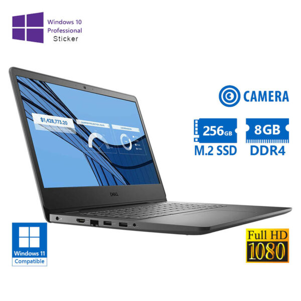 Dell (A-) Vostro 3400 i3-1115G4/14``FHD/8GB DDR4/256GB M.2 SSD/No ODD/Camera/10P Grade A- Refurbishe