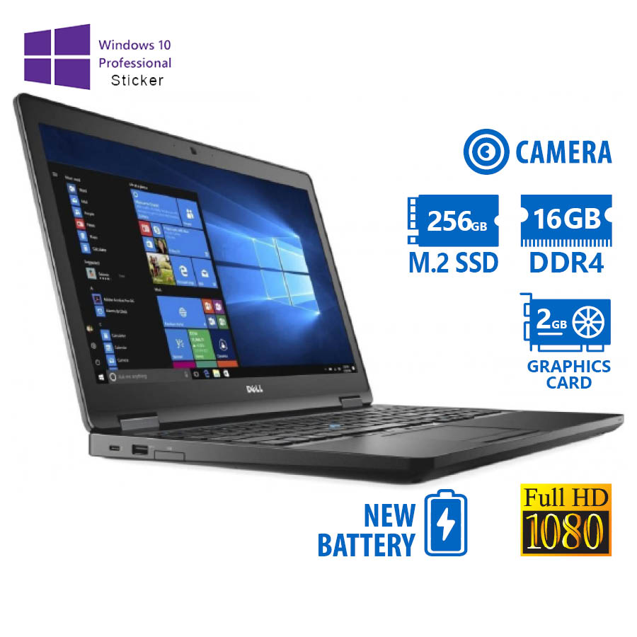Dell Latitude 5580 i7-7820HQ/15.6``FHD/16GB DDR4/256GB M.2 SSD/No ODD/GeForce 940MX (2GB)/Camera/New Dell Latitude 5580 i7-7820HQ/15.6``FHD/16GB DDR4/256GB M.2 SSD/No ODD/GeForce 940MX (2GB)/Camera/New