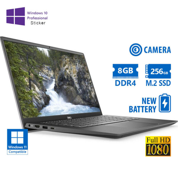 Dell Vostro 14 5401 i5-1035G1/14``FHD/8GB DDR4/256GB M.2 SSD/No ODD/Camera/New Battery/10P Grade A R