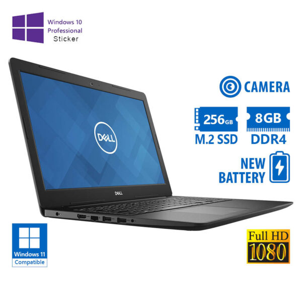 Dell (A-) Vostro 3591 i5-1035G1/15.6”FHD/8GB DDR4/256GB M.2 SSD/No ODD/Camera/New Battery/10P Grade