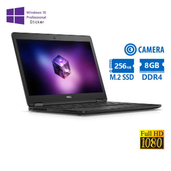 Dell (A-) Latitude E7470 i7-6600U/14”FHD/8GB DDR4/256GB M.2 SSD/No ODD/Camera/10P Grade A- Refurbish