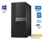 Dell 7050 Tower i5-6500/8GB DDR4/256GB SSD/No ODD/10H Grade A Refurbished PC