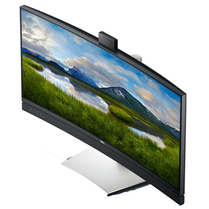 Used (A-) Monitor C3422WE Curved Video Conferencing/Dell/34``UW-QHD/w/Camera/3440x1440/Black/w/Speak