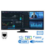 Used Monitor EV3895 Ultrawide Curved IPS/Eizo/37.5``UW-QHD/3840x1600/Black/w/Speakers/DP & 2x HDMI &