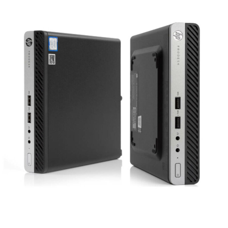 HP ProDesk 400G5 DM i3-9100T/8GB DDR4/256GB M.2 SSD/No ODD/10P Grade A Refurbished PC