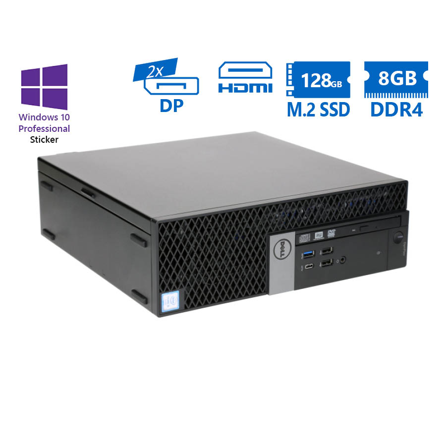 Dell 7050 SFF i5-6500/8GB DDR4/128GB M.2 SSD/No ODD/10P Grade A Refurbished PC Dell 7050 SFF i5-6500/8GB DDR4/128GB M.2 SSD/No ODD/10P Grade A Refurbished PC
