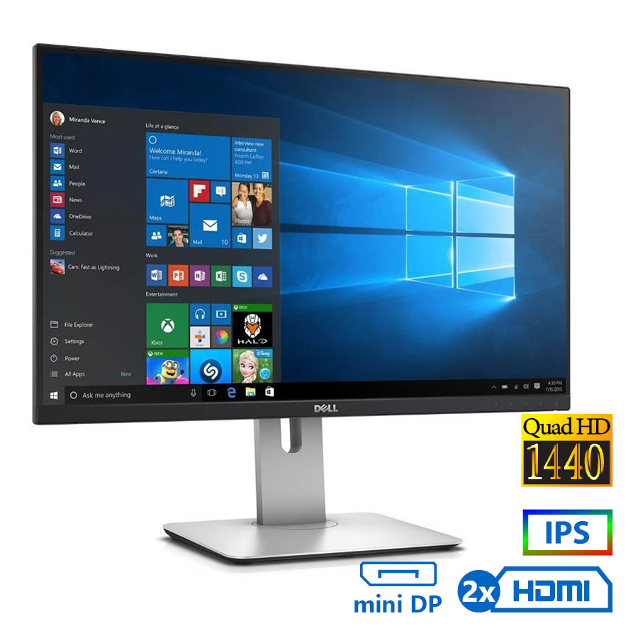 Used Monitor U2515H IPS/Dell/25``QHD/2560x1440/Wide/Black/DP & mini DP & 2x HDMI & USB Hub 3.0 Used Monitor U2515H IPS/Dell/25``QHD/2560x1440/Wide/Black/DP & mini DP & 2x HDMI & USB Hub 3.0