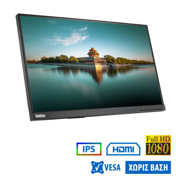 Used Monitor ThinkVision T22i-10 IPS LED/Lenovo/22``FHD/1920x1080/Wide/Black/No Stand/D-SUB & DP & H