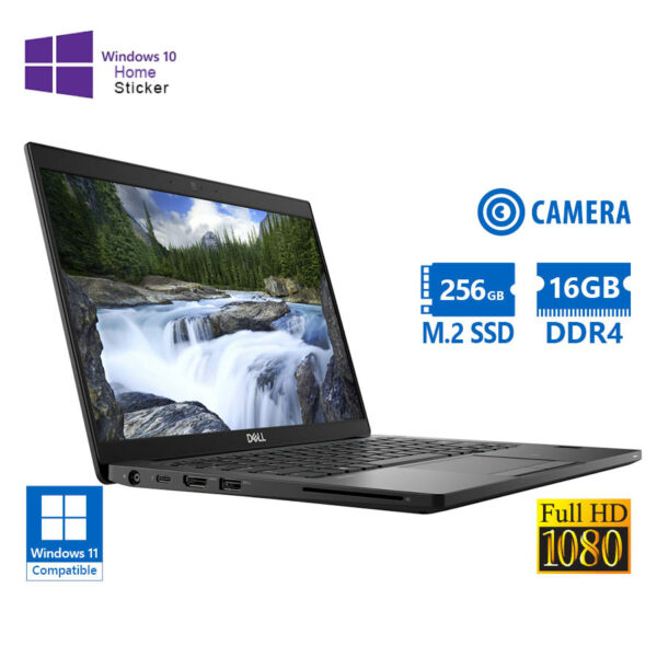 Dell Latitude 7390 i5-8350U/13.3``FHD/16GB DDR4/256GB M.2 SSD/No ODD/Camera/10H Grade A Refurbished