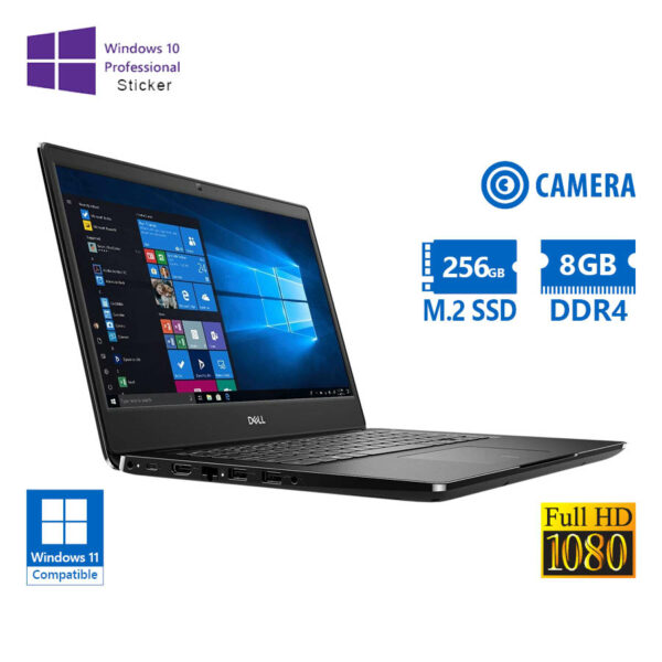Dell (A-) Latitude 3400 i5-8265U/14``FHD/8GB DDR4/256GB M.2 SSD/No ODD/Camera/10P Grade A- Refurbish