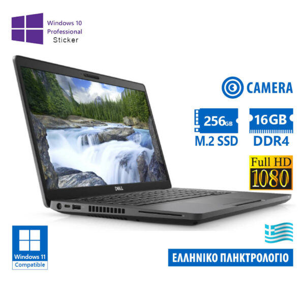 Dell Latitude 5400 i7-8665U/14``FHD/16GB DDR4/256GB M.2 SSD/No ODD/Camera/10P Grade A Refurbished La