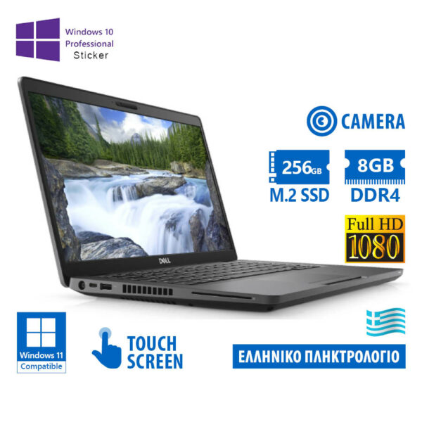 Dell (A-) Latitude 5400 i7-8665U/14``FHD Touchscreen/8GB DDR4/256GB M.2 SSD/No ODD/Camera/10P Grade