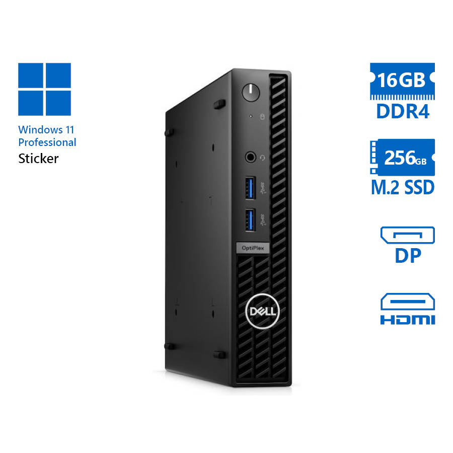 Dell Optiplex 7010 Micro i5-13500T/16GB DDR4/256GB M.2 SSD/No ODD/11P Grade A Refurbished PC Dell Optiplex 7010 Micro i5-13500T/16GB DDR4/256GB M.2 SSD/No ODD/11P Grade A Refurbished PC