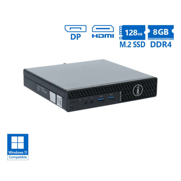 Dell Optiplex 3080 DM i5-10500/8GB DDR4/128GB M.2 SSD/No ODD/Grade A Refurbished PC