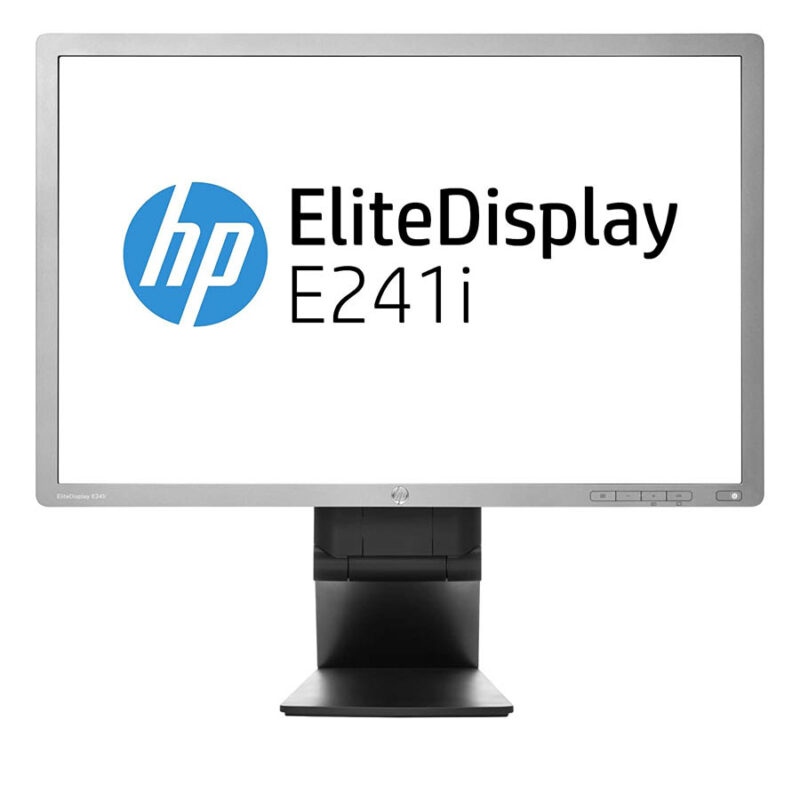 Used Monitor E241i IPS LED/HP/24``FHD/1920x1200/Wide/Silver/Black/D-SUB & DVI-D & DP & USB HUB