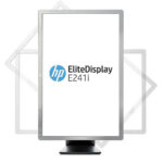 Used Monitor E241i IPS LED/HP/24``FHD/1920x1200/Wide/Silver/Black/D-SUB & DVI-D & DP & USB HUB