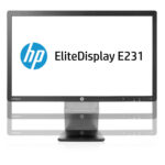 Used Monitor E231 LED/HP/23``FHD/1920x1080/Wide/Black/D-SUB & DVI-D & DP & USB Hub