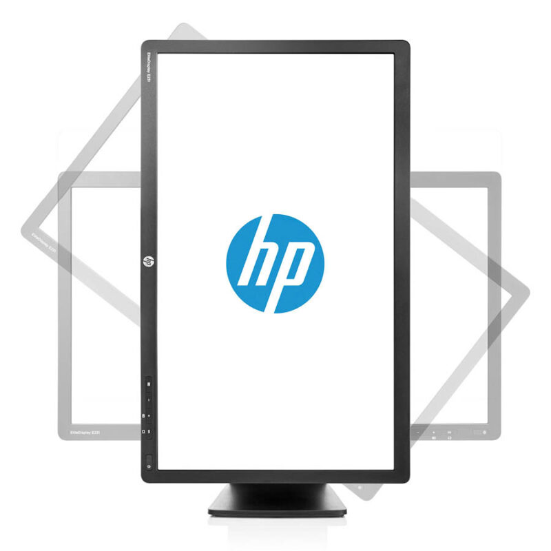 Used Monitor E231 LED/HP/23``FHD/1920x1080/Wide/Black/D-SUB & DVI-D & DP & USB Hub
