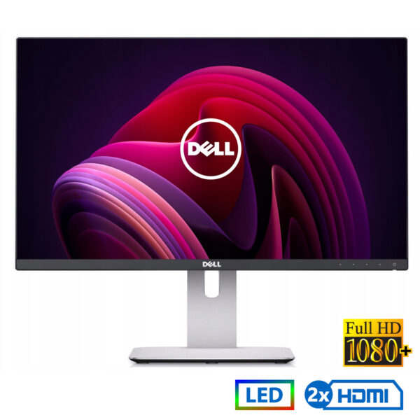 Used Monitor U2415 LED/Dell/24``FHD/1920x1200/Wide/Silver/Black/2xHDMI & DP & mini DP & USB 3.0 HUB