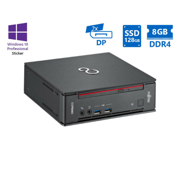Fujitsu Q956 USFF i5-6500T/8GB DDR4/128GB SSD/No ODD/10P Grade A Refurbished PC