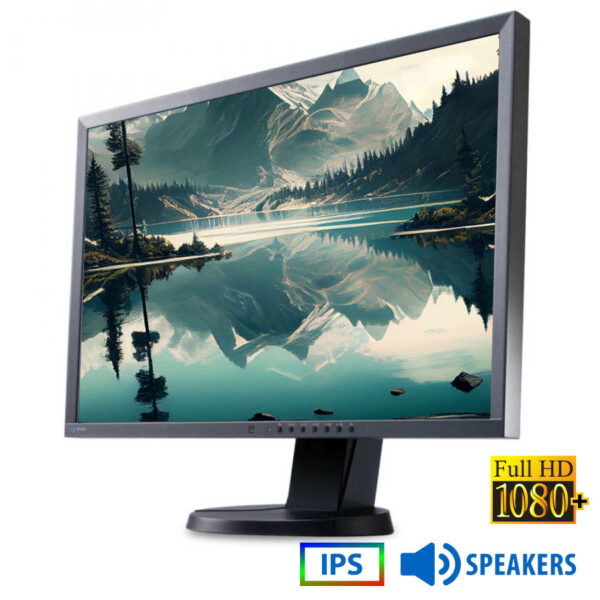 Used Monitor FlexScan EV2436W IPS LED/Eizo/24``FHD/1920x1200/Wide/Black/w/Speakers/D-SUB & DVI-D & D