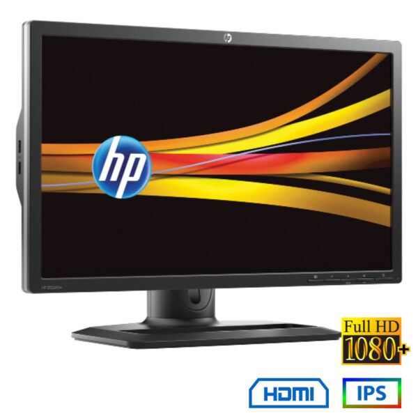 Used (A-) Monitor ZR2440w IPS LED/HP/24\"FHD/1920x1200/Wide/Black/Grade A-/DVI-D & DP & HDMI & USB HU