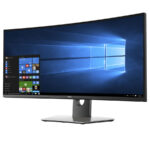 Used Monitor UltraSharp U3417W Curved/Dell/34``UW-QHD/3440x1440/Black/w/Speakers/DP & mini DP & 2xHD