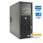 HP Z420 Tower Xeon E5-1607(4-Cores)/16GB DDR3/500GB/ATI 1GB/DVD/7P Grade A+ Workstation Refurbished