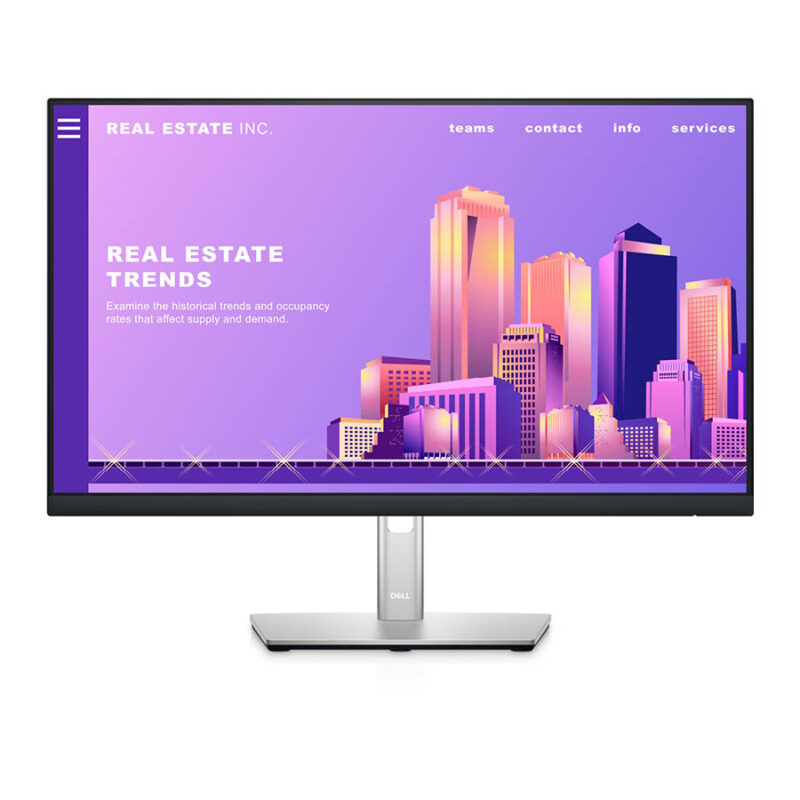 Used Monitor P2422H IPS LED/Dell/24``FHD/1920x1080/Wide/Black/D-SUB & DP & HDMI & USB 3.0 Hub