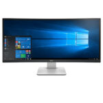 Used (A-) Monitor UltraSharp U3415WB Curved/Dell/34”UW-QHD/3440x1440/Black/w/Speakers/Grade A-/DP &