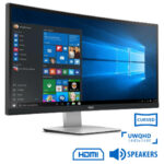 Used (A-) Monitor UltraSharp U3415WB Curved/Dell/34”UW-QHD/3440x1440/Black/w/Speakers/Grade A-/DP &