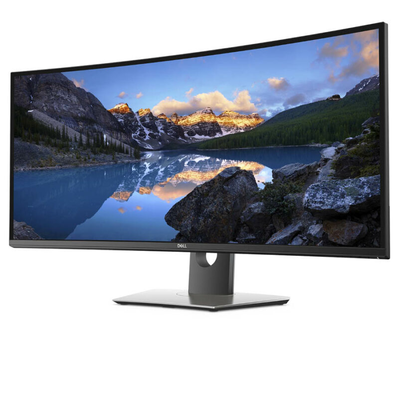 Used (A-) Monitor U3818DW Curved/Dell/38``UW-QHD/3840x1600/Black/w/Speakers/Grade A-/DP & 2xHDMI & U