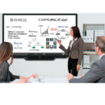 Used Signage Display Touchscreen PN-80TC3 LED/Sharp/80\"FHD/1920x1080 FHD/Wide/Black/w/Speakers & PEN